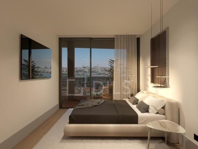 Apartamento T2 com varanda, em condomínio fechado, Vila Nova de Gaia