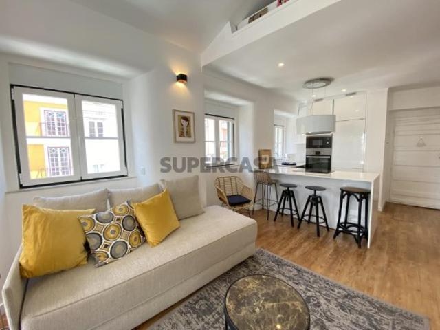 Apartamento T2 com vista, Praça da Alegria, Lisboa