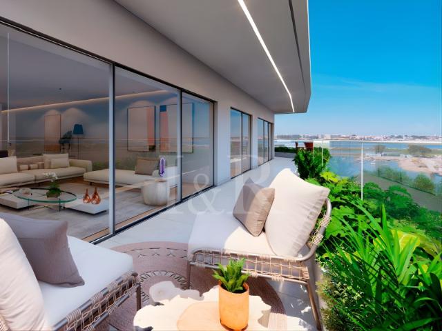 Apartamento T2 com vista rio e grande terraço, Flor de Sal Barreiro