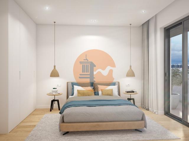 Apartamento T2, de 1. º andar, com duas varandas e muita luminosidade num empreendimento com piscina em Tavira