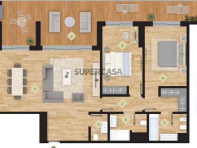 Apartamento T2 de Luxo em Miraflores Obras Concluídas!