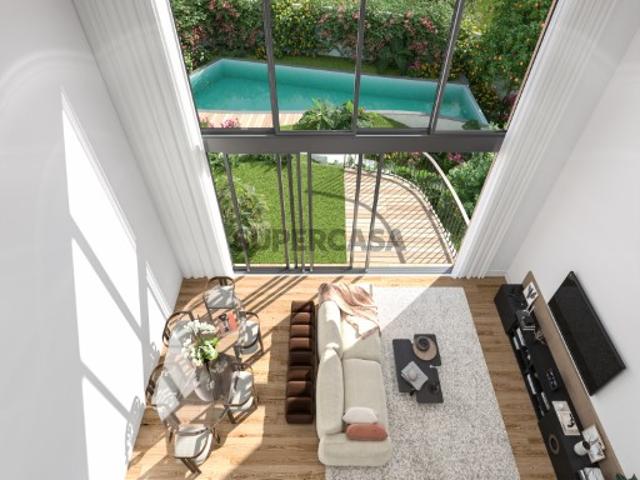 Apartamento T2 duplex, com jardim em novo empreendimento em Carnaxide