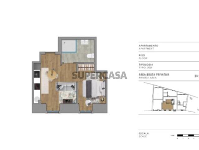 Apartamento T2 Duplex no centro da cidade da Figueira da Foz Coimbra Portugal