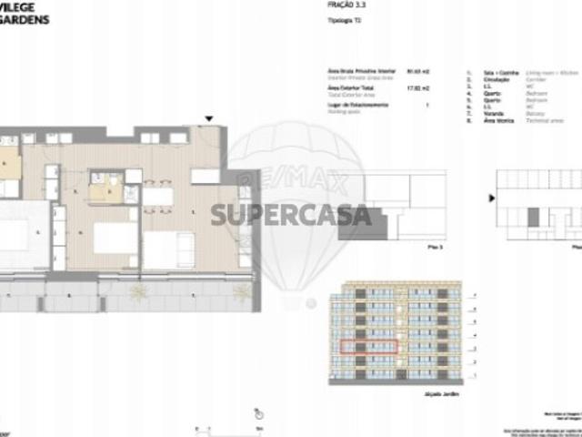 Apartamento T2 em Paranhos