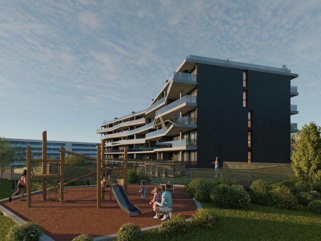 Apartamento T2 moderno em condomínio privado