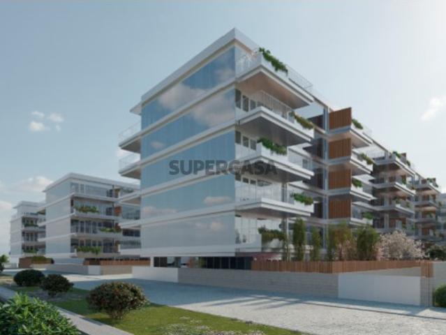 Apartamento T2 novo, com varanda e vista de mar, em Canidelo