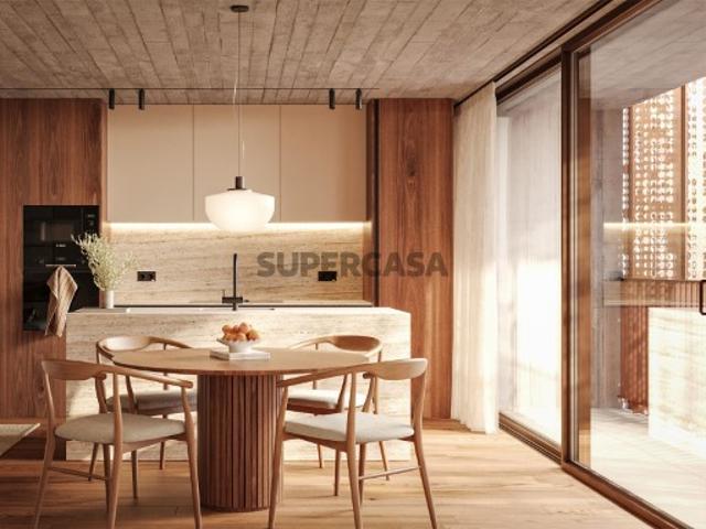Apartamento T2 novo com logradouro em empreendimento de luxo no centro histórico de Braga