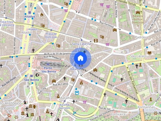 Apartamento T2 para alugar no Porto