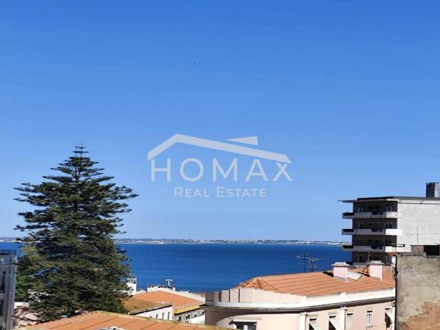 Apartamento T2Mobilado terraço/Vista Rio