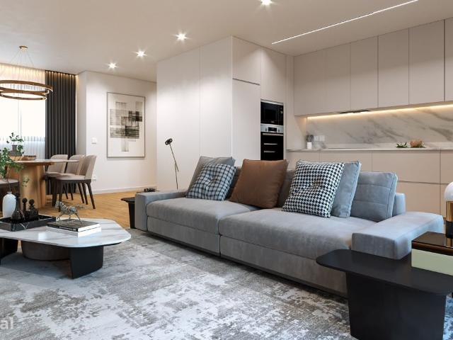 Apartamento T3+1, novo, c/ jardim e garagem Parque dos Sonhos