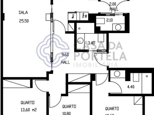 Apartamento T3+1 na Solum