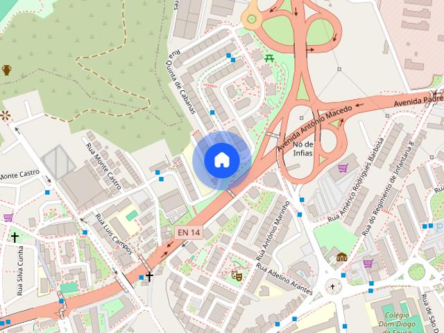 Apartamento T4 mobilado no centro de Braga