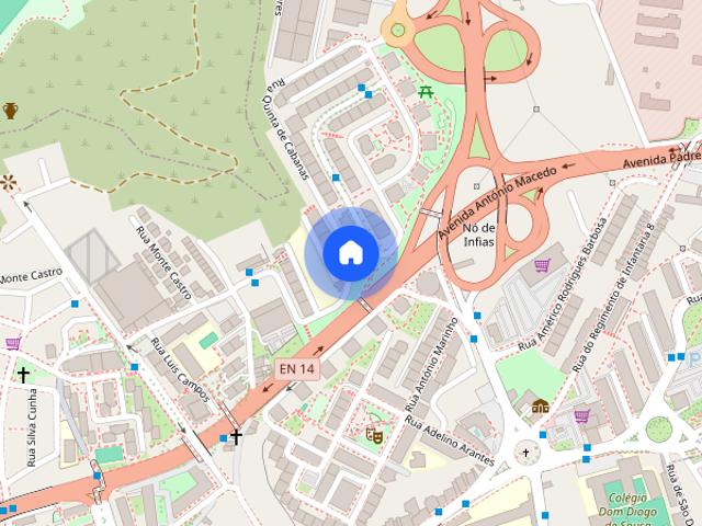 Apartamento T4 mobilado no centro de Braga