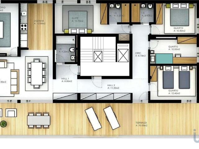 Apartamento T5 em Setúbal de 228,00 m² 228m² Setúbal São Julião, Nossa Senhora da Anunciada e Santa Mari