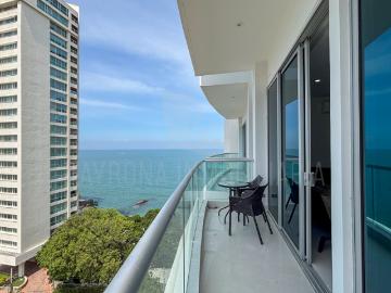 Apartamento amoblado arriendo con vista al mar lateral