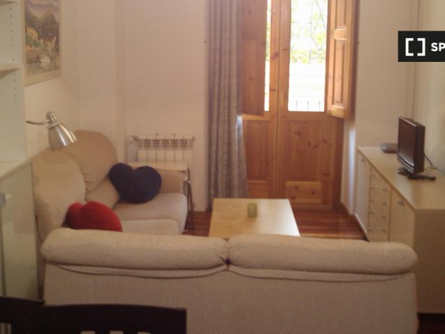 Apartamento amueblado de 1 dormitorio en alquiler en Malasaña, Madrid