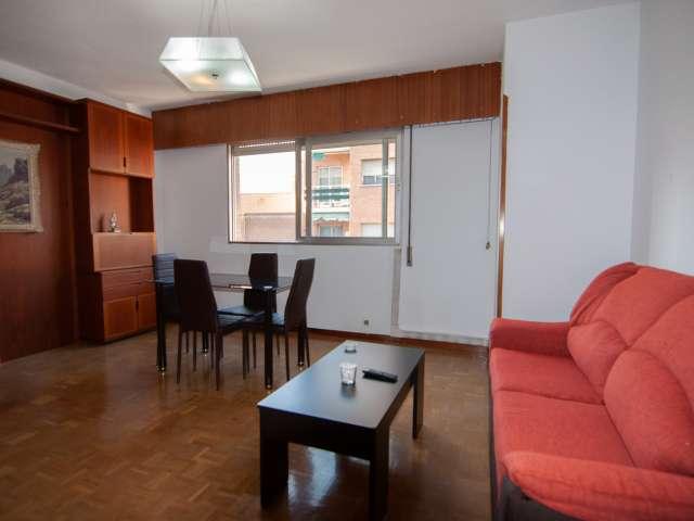 Apartamento amueblado de 2 dormitorios en alquiler en Guindalera, Madrid