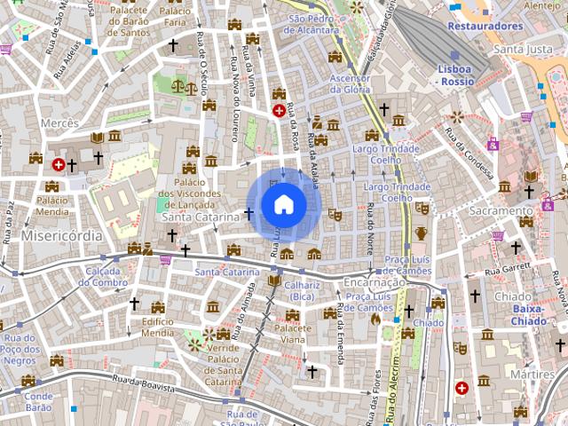 Apartamento com 3 quartos p arrendar no Bairro Alto Lisboa