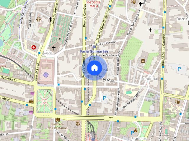 Apartamento com quartos totalmente mobilados no centro do Porto