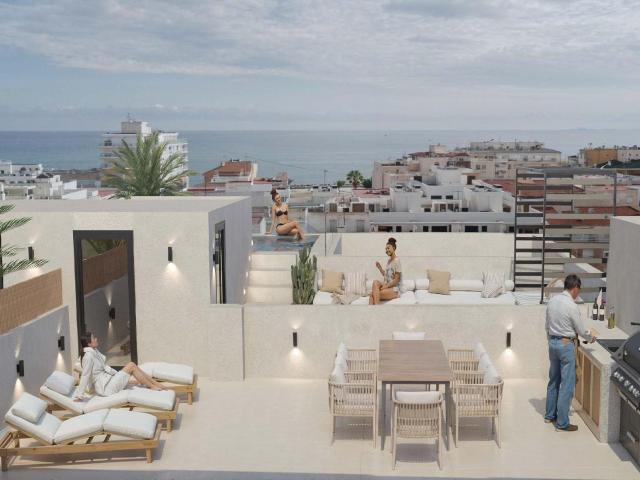 Apartamento de 1 dormitorio a solo 250 m de la playa de El C. 34m² Torrevieja