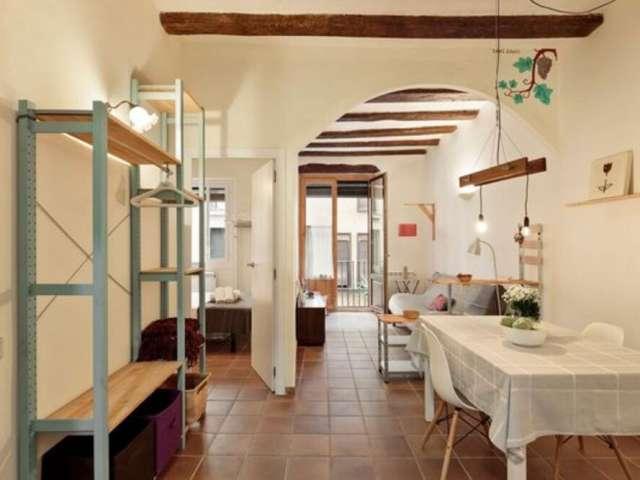 Apartamento de 1 dormitorio en alquiler en El Gòtic, Barcelona