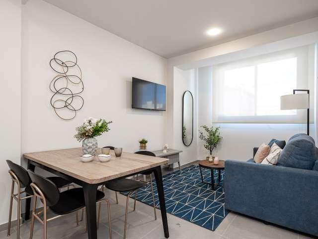 Apartamento de 1 dormitorio en alquiler en Nou Moles, Valencia