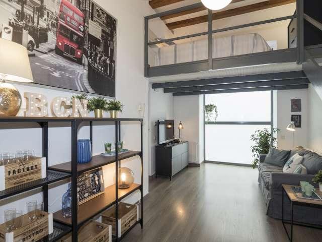 Apartamento de 1 dormitorio en alquiler en Poble sec, Barcelona