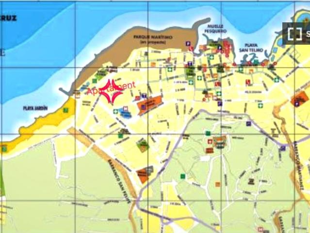 Apartamento de 1 dormitorio en alquiler en Puerto de la Cruz