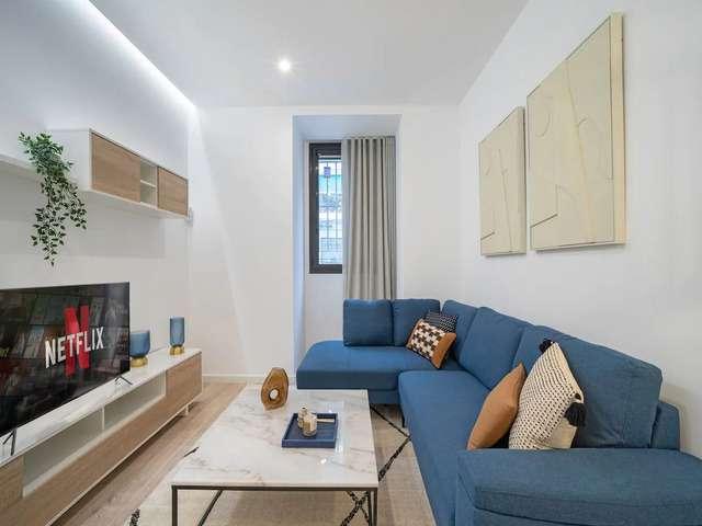 Apartamento de 1 dormitorio en alquiler en Trafalgar, Madrid