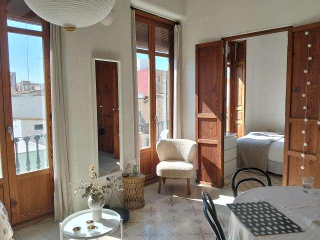 Apartamento de 1 dormitorio en alquiler en Valencia