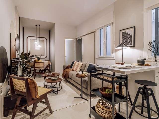 Apartamento de 1 dormitorio en Ríos Rosas, Madrid