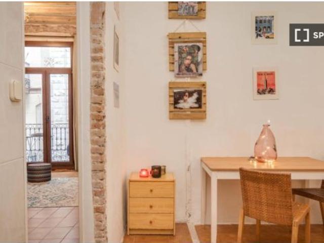 Apartamento de 1 habitación en alquiler en El Gòtic