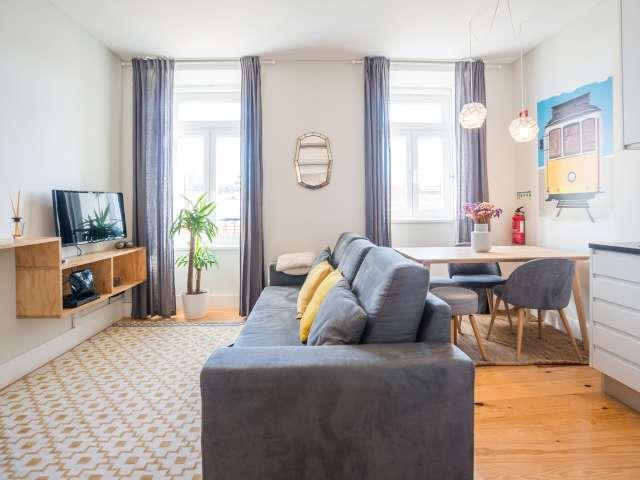 Apartamento de 1 quarto para alugar em Arroios, Lisboa