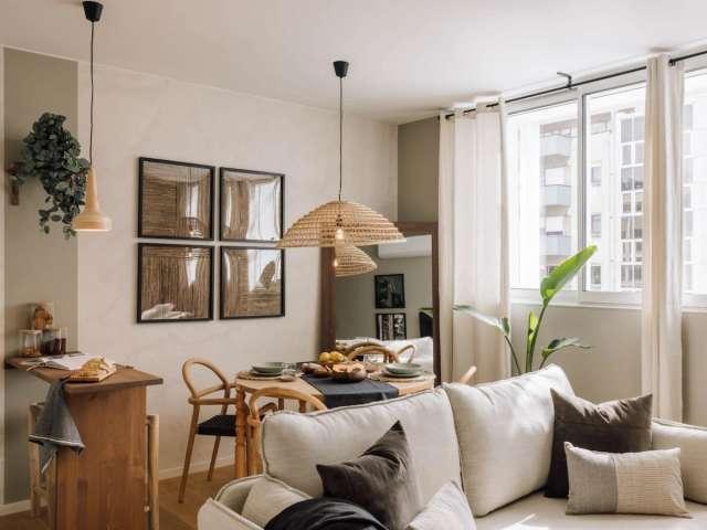 Apartamento de 1 quarto para alugar em Lisboa