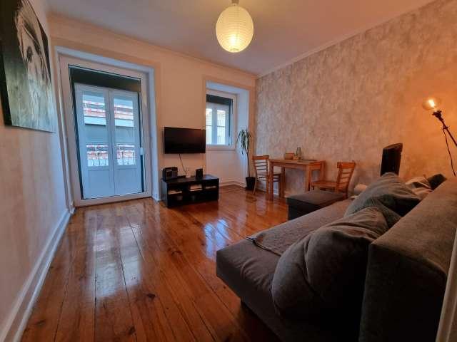 Apartamento de 1 quarto para alugar em Lisboa