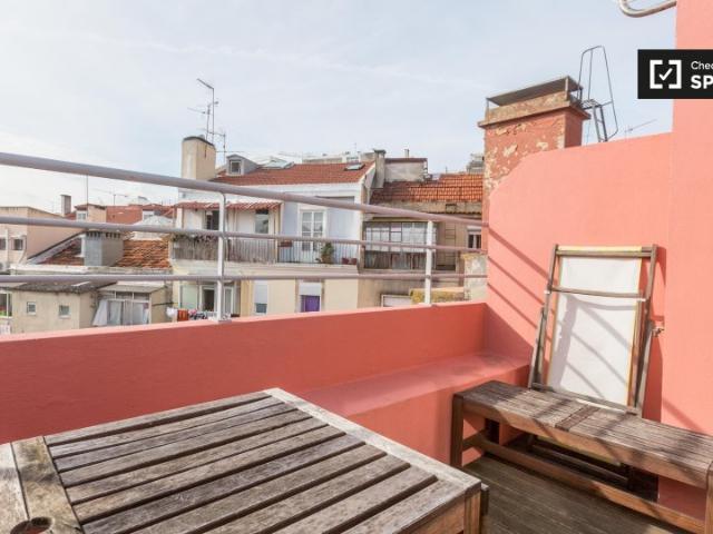 Apartamento de 1 quarto para alugar perto do Saldanha, Lisboa