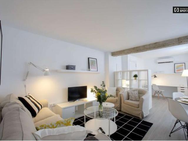 Apartamento de 2 dormitorios con aire acondicionado en alquiler en Valencia