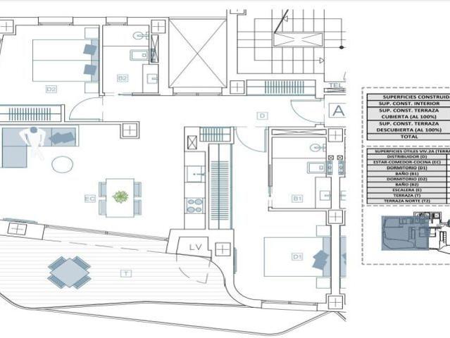 Apartamento de 2 dormitorios y 2 baños en Villajoyosa