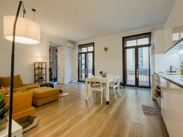 Apartamento de 2 habitaciones en alquiler en El Gòtic, Barcelona
