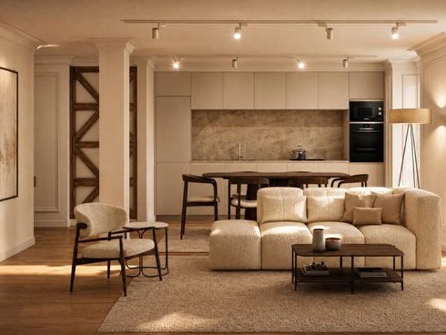 Apartamento de 2 quartos com 110 m² de área privada bruta, pátio nos fundos, terraço privado e acabamentos de alta qualidade, localizado no novo empreendimento Bica 14 em Bica, na paróquia de Santa Catarina, Lisboa