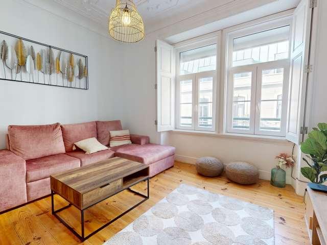 Apartamento de 2 quartos para alugar em Arroios, Lisboa