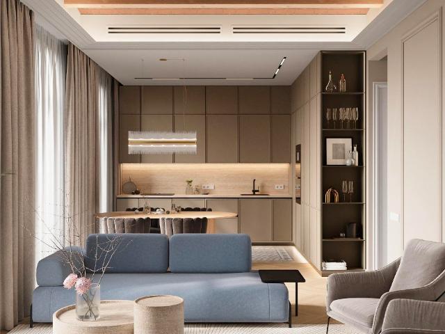 Apartamento de esquina renovado con balcones en Eixample Dreta