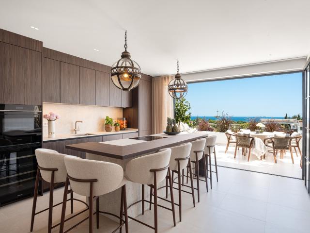 Apartamento de inspiración escandinava con vistas panorámica. 126m² Marbella
