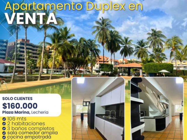 Apartamento Duplex en venta en Plaza Marina, Lecheria