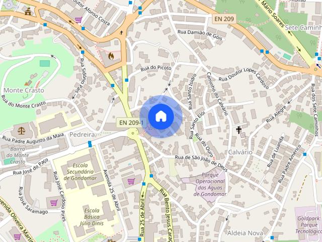 Apartamento duplex novo no centro de Gondomar