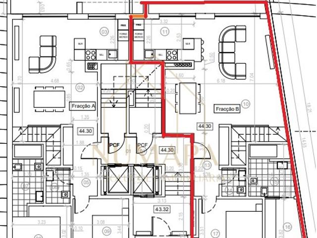 Apartamento em construção T1+1 DUPLEX em Santa Marta Pinhal