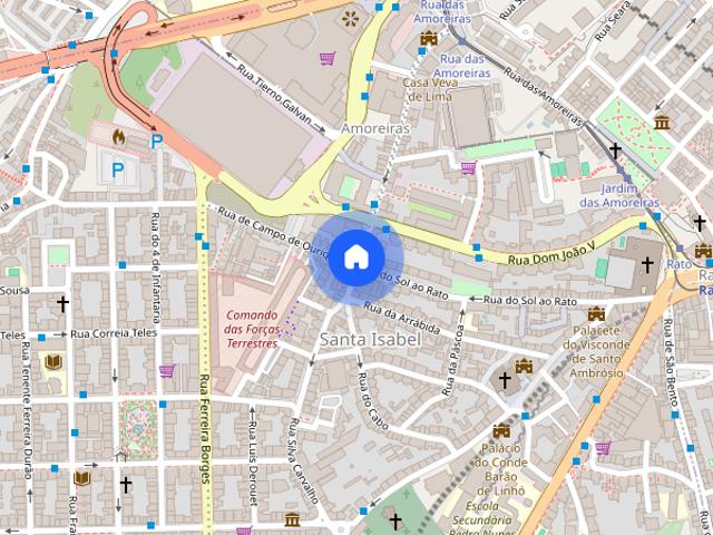 Apartamento em Lisboa rua Silva Carvalho