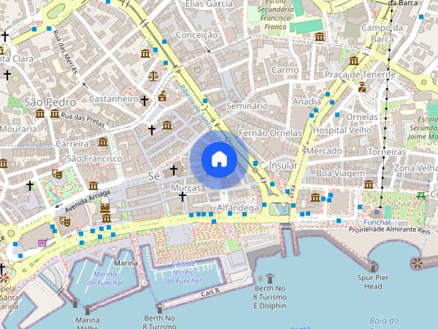 Apartamento em muito bom estado no centro do Funchal