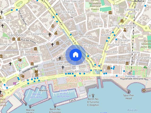 Apartamento em muito bom estado no centro do Funchal