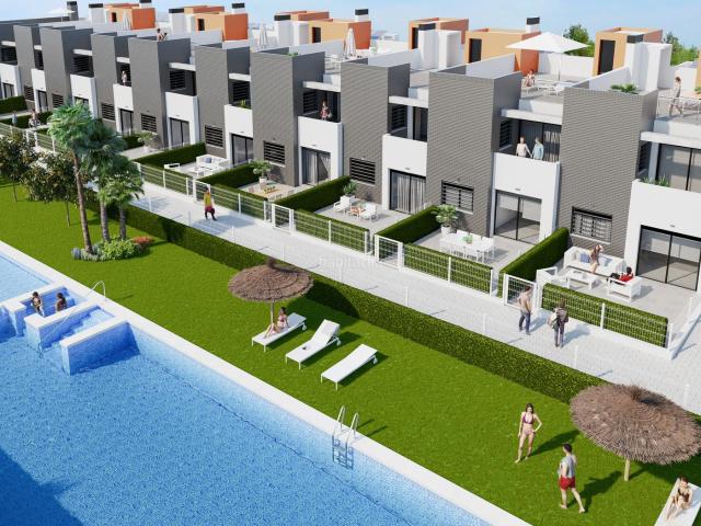 Apartamento en venta en Torrevieja, Aguas Nuevas. Apartamentos con piscina y jardines en Torrevieja. Apartamentos.